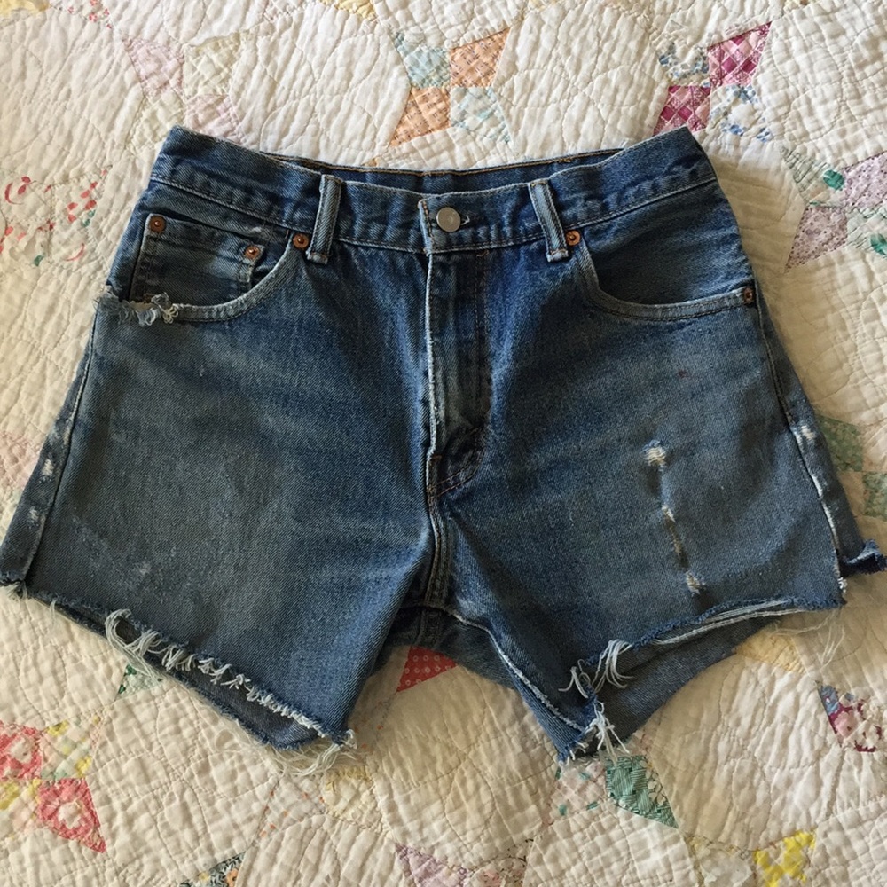 Work Worn Levis Cut Offs